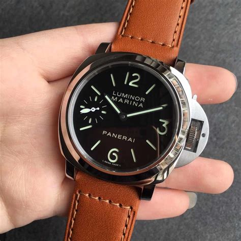 panerai 111 black strap